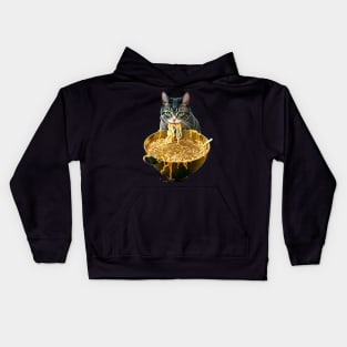 Yummy Ramen Cat - Pet Noodles Kids Hoodie